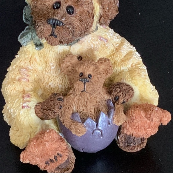 Boyds Bears Alouysious Quackenwaddle and Lil’ Crackles Easter Resin Figurine - Picture 5 of 14
